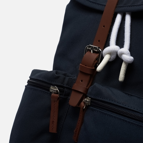 Рюкзак Sandqvist Roald 17L Navy/Cognac Brown Leather