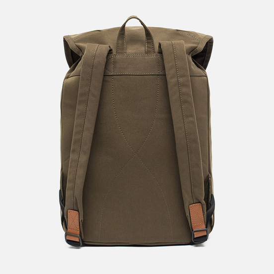 Рюкзак Sandqvist Roald 17L Olive/Cognac Brown Leather