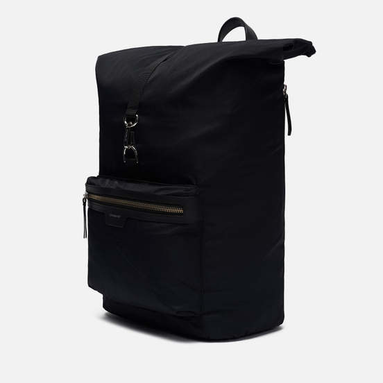 Рюкзак Sandqvist Siv Black/Black Leather