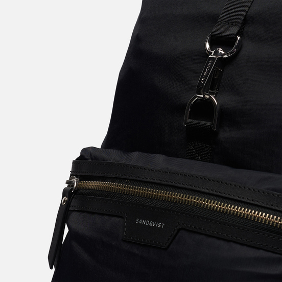 Рюкзак Sandqvist Siv Black/Black Leather