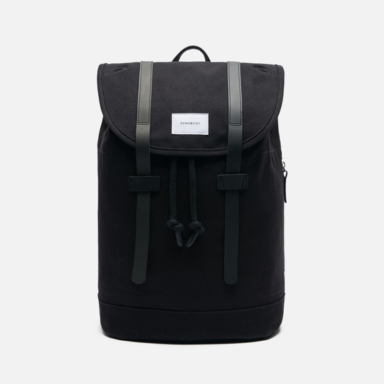 Рюкзак Sandqvist Stig Large 20L Black/Black Leather