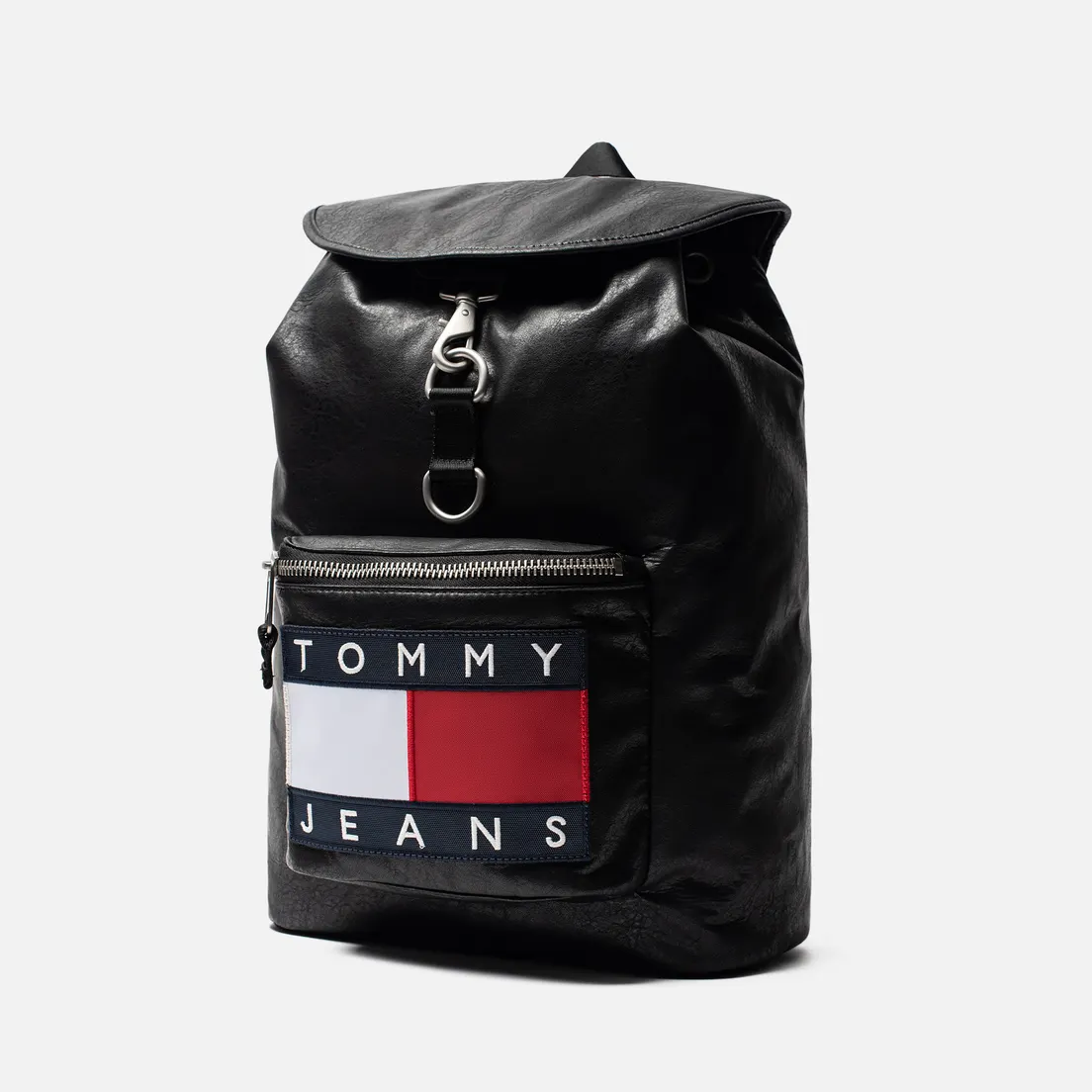 Tommy Jeans Рюкзак Heritage Leather Large Flag