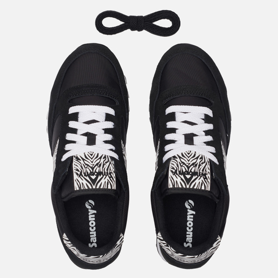 Женские кроссовки Saucony Jazz Original Black/Zebra