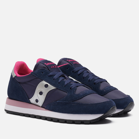 фото Женские кроссовки saucony jazz original, цвет синий, размер 37 eu