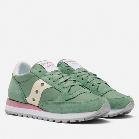 фото Женские кроссовки saucony jazz original, цвет зелёный, размер 37 eu