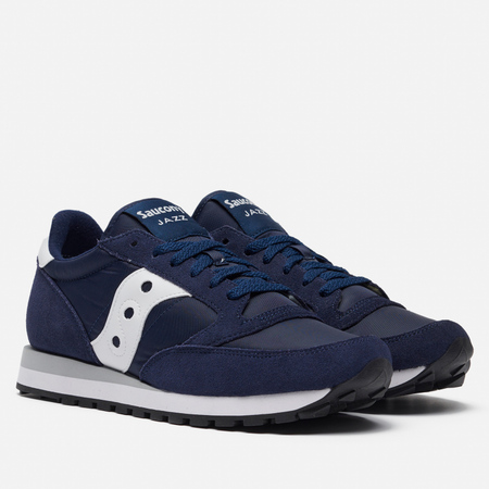 фото Мужские кроссовки saucony jazz original, цвет синий, размер 42 eu