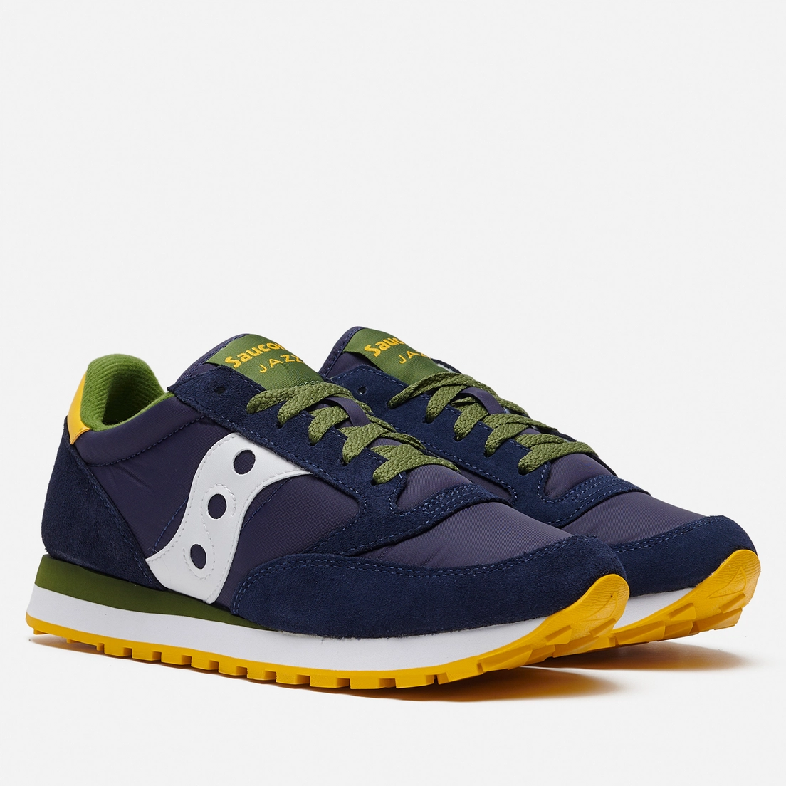 Saucony Jazz Original Uomo – Sneakers In Pelle Scamosciata E Nylon, Rosso/bianco, Taglia 42.5