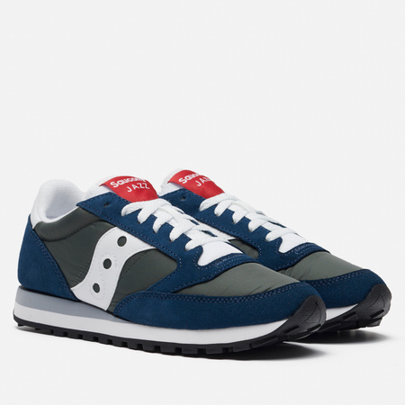 фото Мужские кроссовки saucony jazz original, цвет синий, размер 41 eu