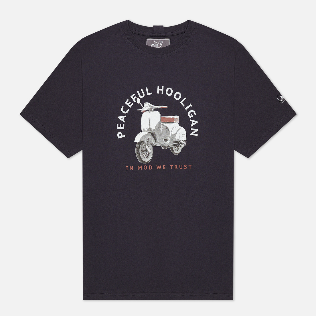 Мужская футболка Peaceful Hooligan Scooter, S21PHTEE810-NAVY