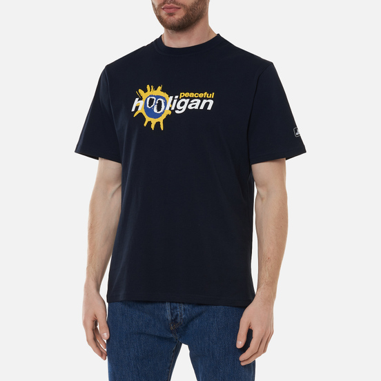 Мужская футболка Peaceful Hooligan Scream Navy