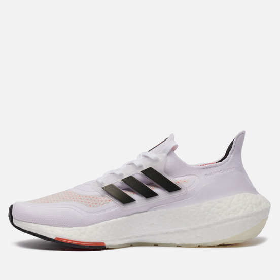 Мужские кроссовки adidas Performance Ultra Boost 21 White/Core Black/Solar Red