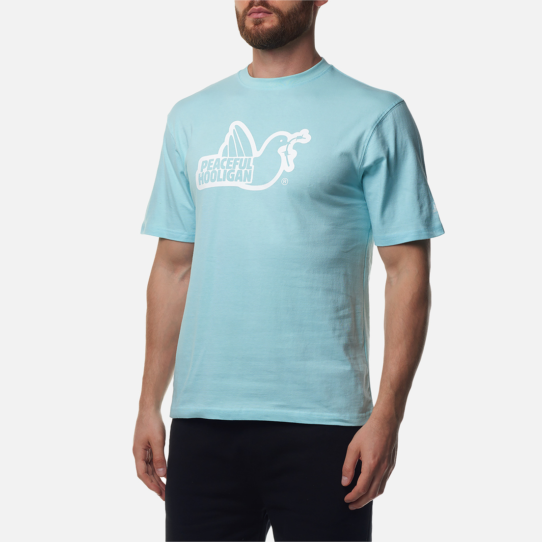 Peaceful Hooligan Мужская футболка Outline Dove