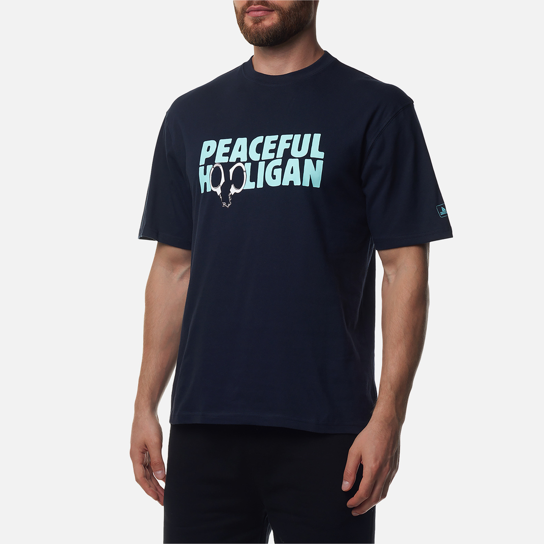 Peaceful Hooligan Мужская футболка Cuffs