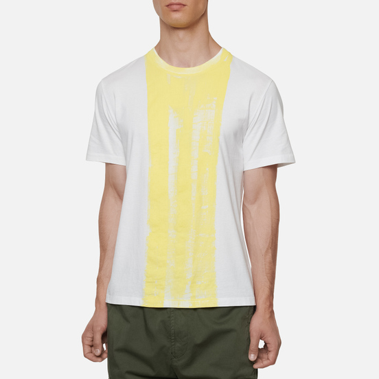 Комплект мужских футболок Maison Margiela 3-Pack Colour Block White/Blue/Yellow/Pink