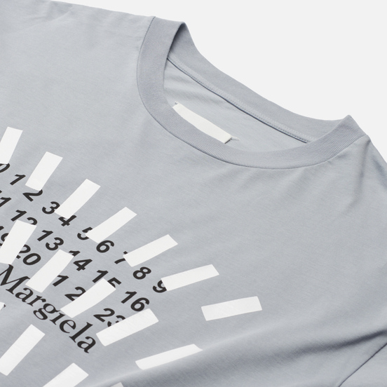 Мужская футболка Maison Margiela Tape Print Oversized Storm