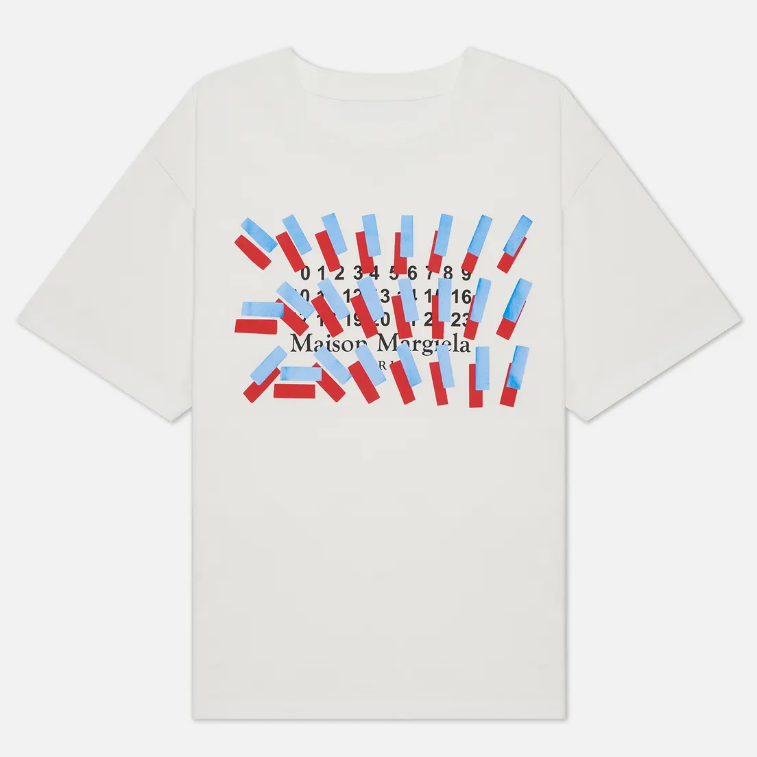 Maison Margiela Мужская футболка Tape Print