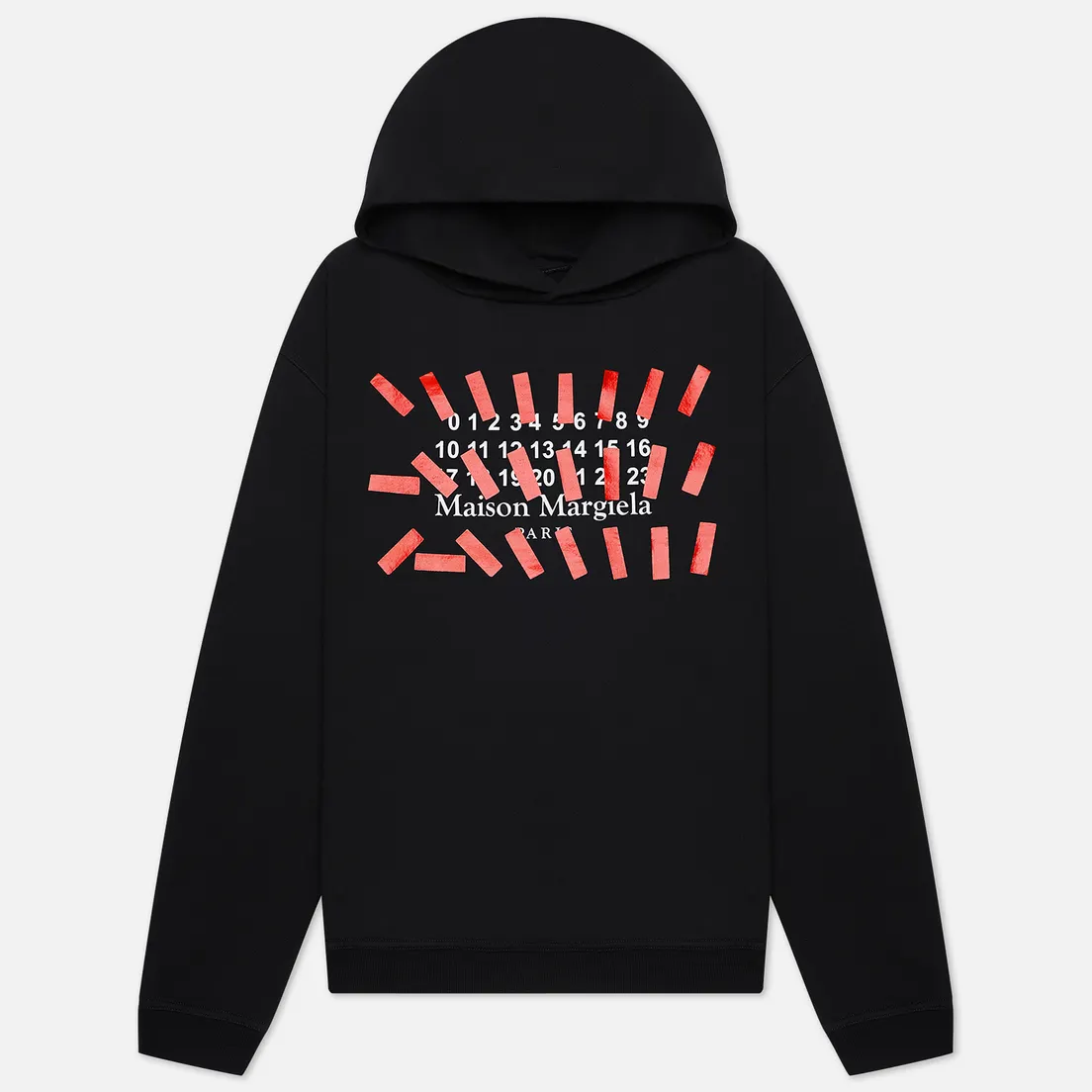 Maison Margiela Мужская толстовка Tape Print Oversized Hoodie