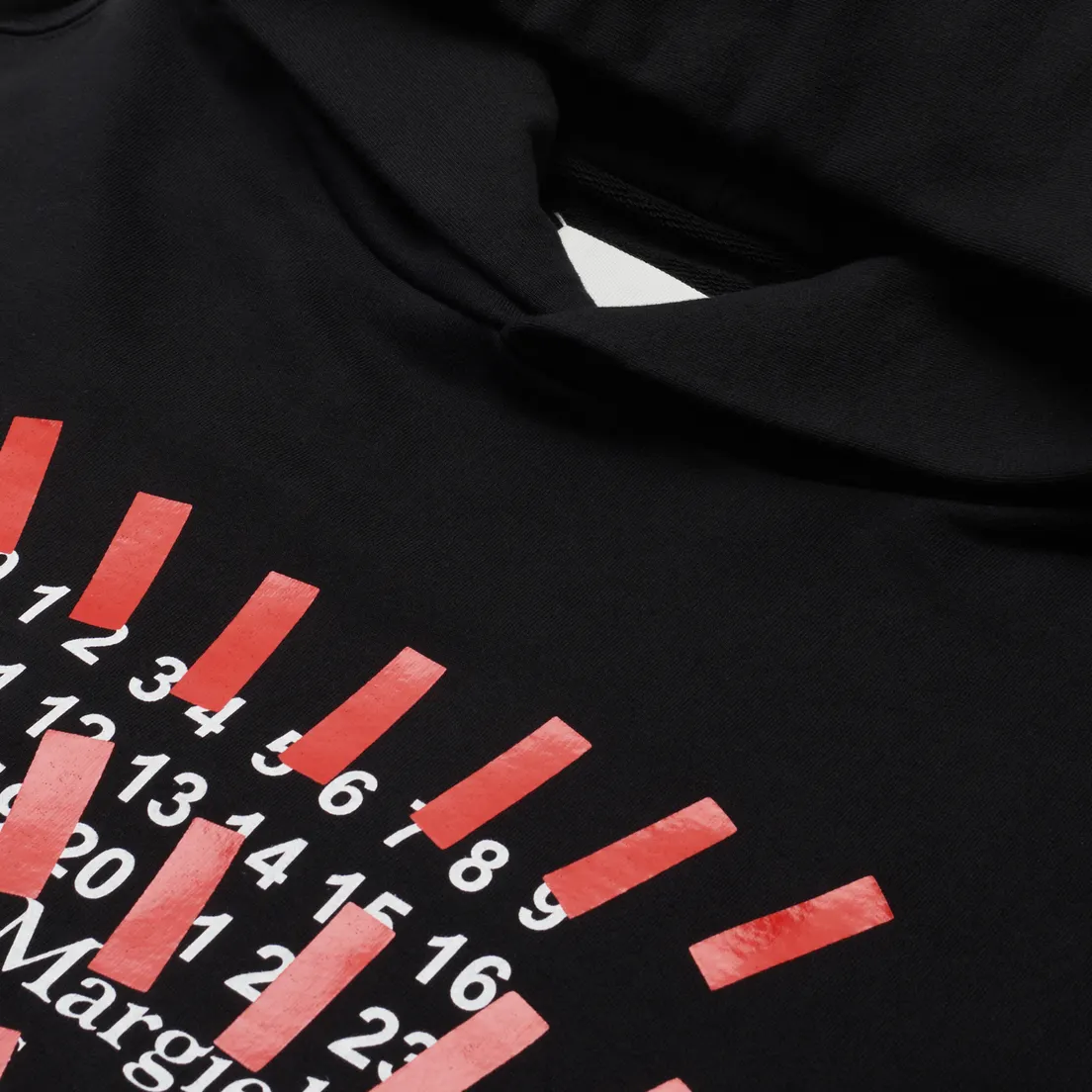 Maison Margiela Мужская толстовка Tape Print Oversized Hoodie
