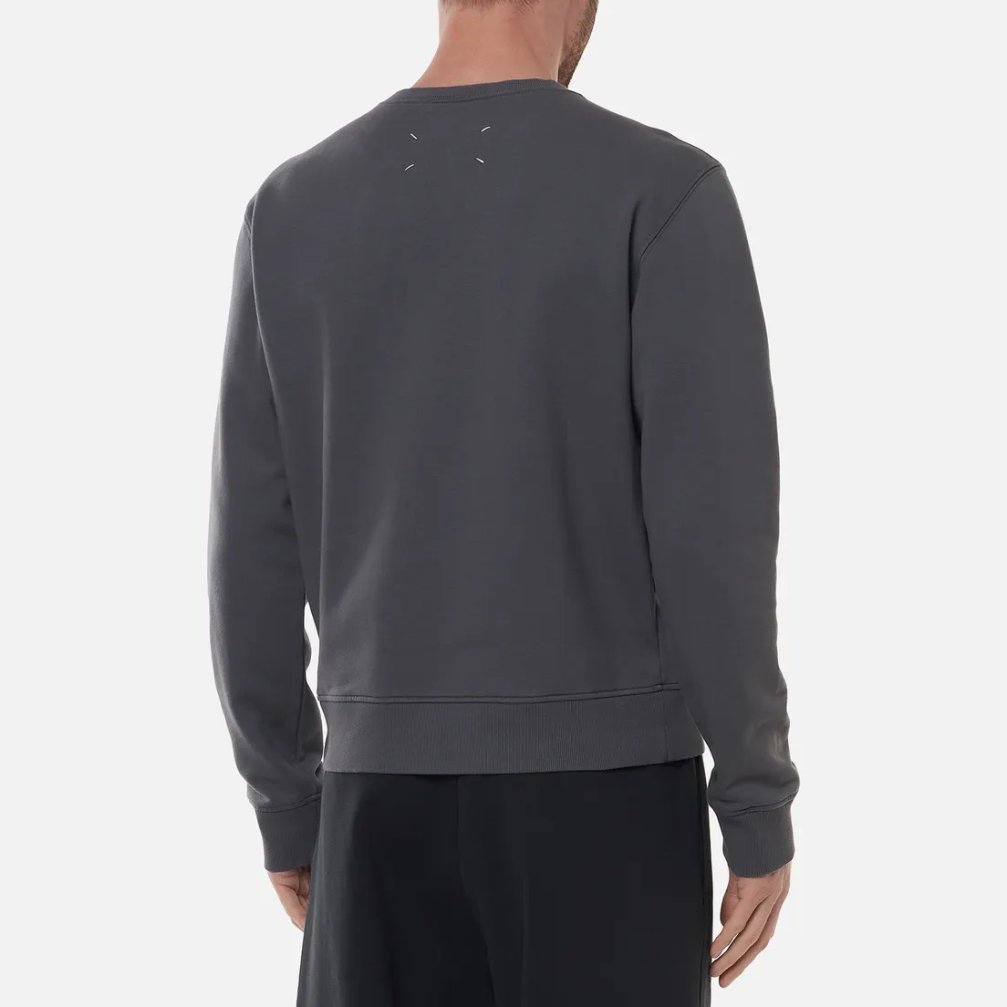 Maison Margiela Мужская толстовка Tape Print Crew Neck