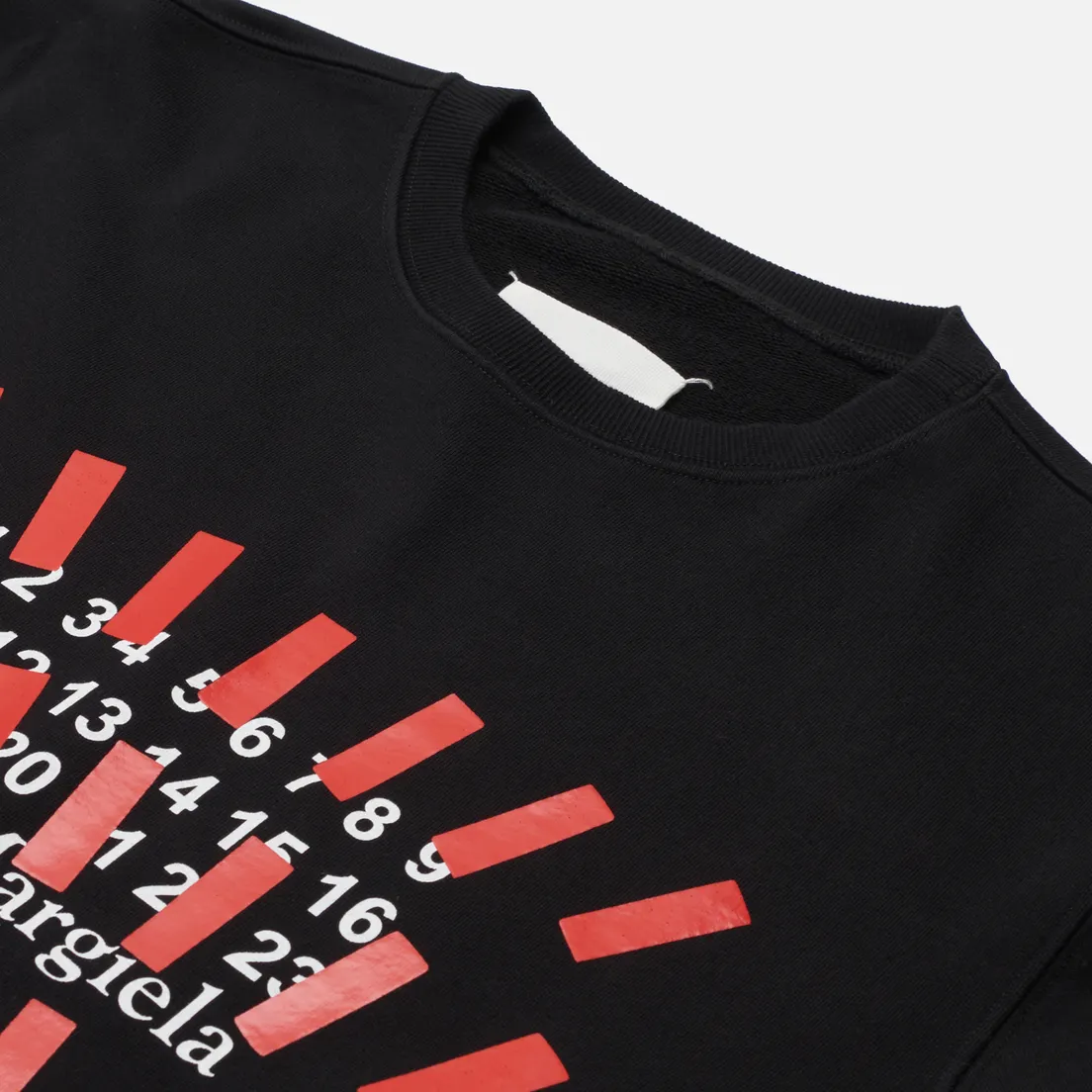 Maison Margiela Мужская толстовка Tape Print Crew Neck