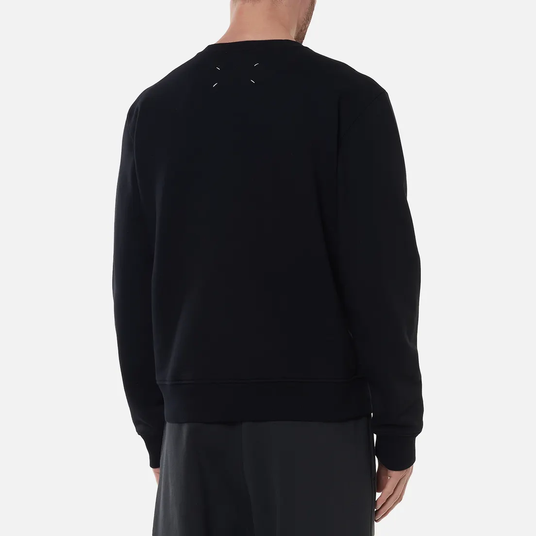 Maison Margiela Мужская толстовка Tape Print Crew Neck