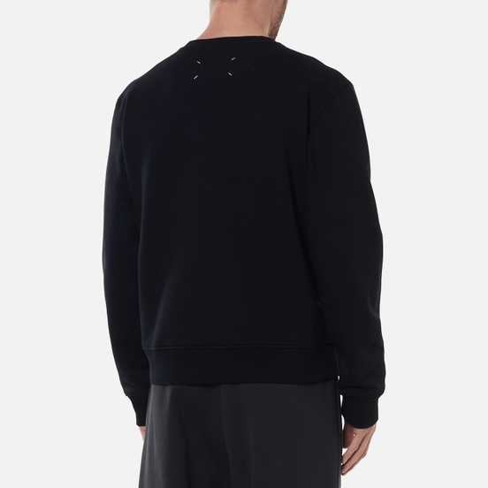 Мужская толстовка Maison Margiela Tape Print Crew Neck Black