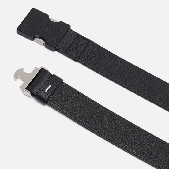 Ремень Maison Margiela Clip Buckle Leather Black