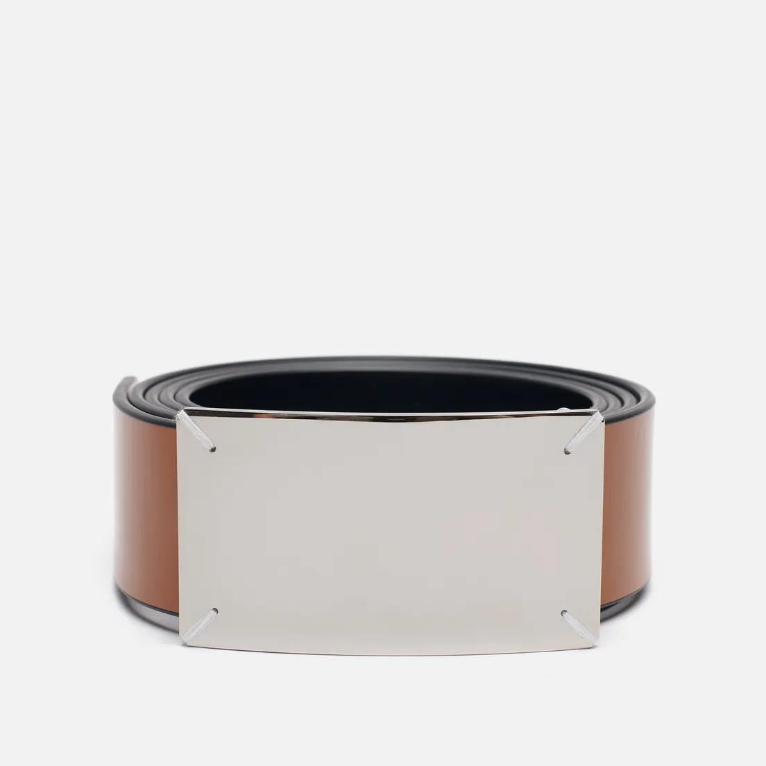 Maison Margiela Ремень Four Stitch Buckle Leather
