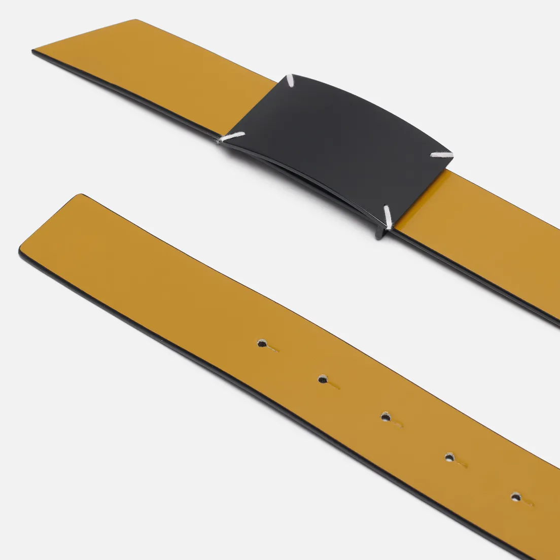 Maison Margiela Ремень Four Stitch Buckle Leather