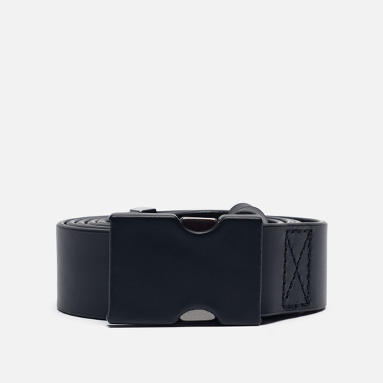 Ремень Maison Margiela Buckle Closure Leather Black