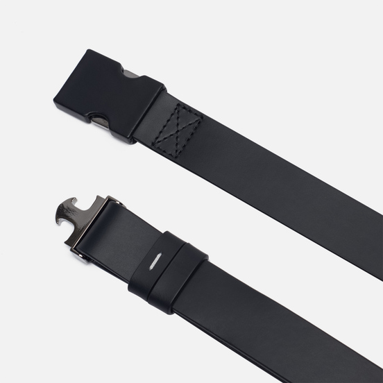 Ремень Maison Margiela Buckle Closure Leather Black