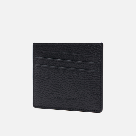 Держатель для карточек Maison Margiela Four Stitch Leather Black/Black