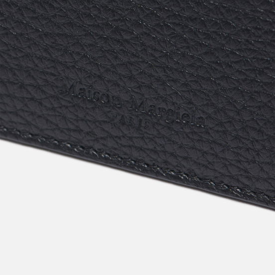 Держатель для карточек Maison Margiela Four Stitch Leather Black/Black