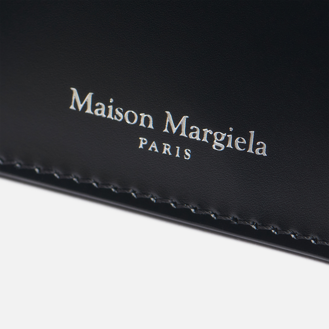 Maison Margiela Держатель для карт Four Stitch Polished Leather