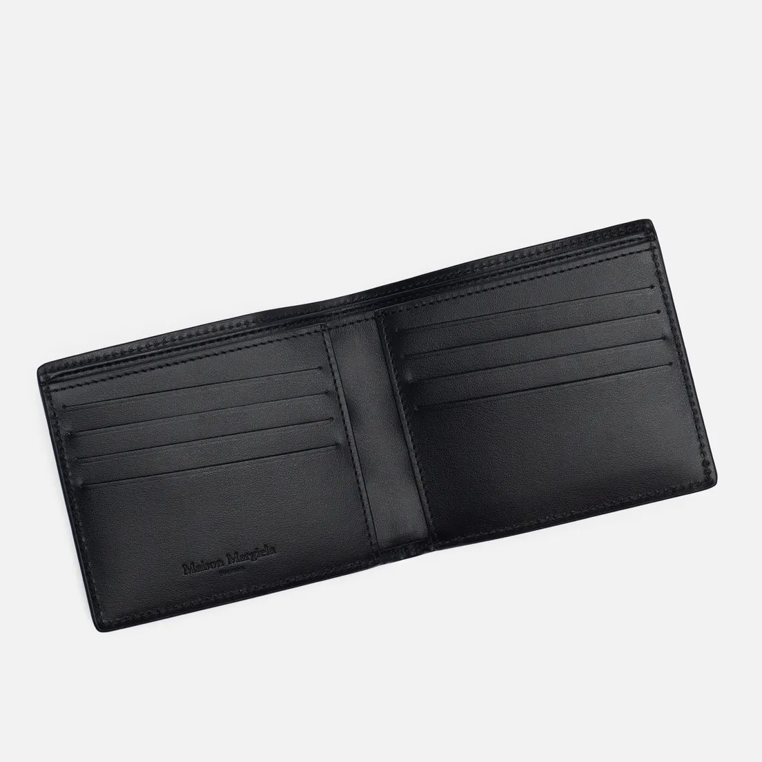 Maison Margiela Кошелек Bifold Wrinkled Leather