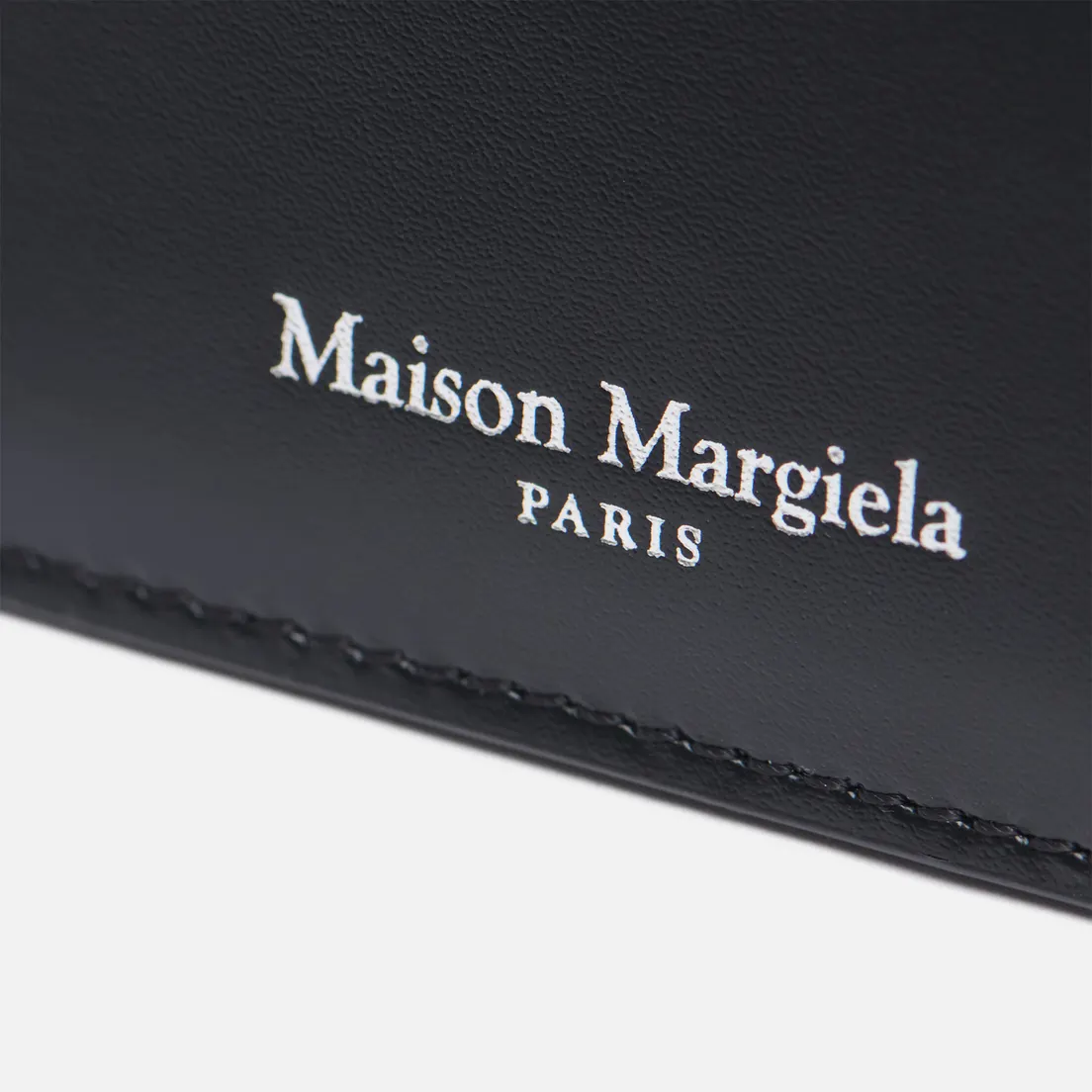 Maison Margiela Держатель для карт Four Stitch Printed Embossed Leather