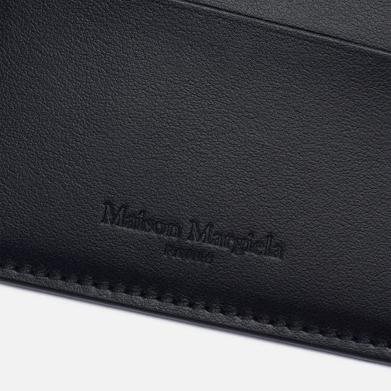 Держатель для карточек Maison Margiela Wrinkled Leather Black