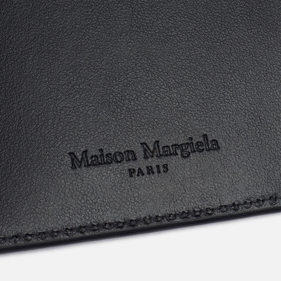 Обложка для паспорта Maison Margiela Wrinkled Leather Black