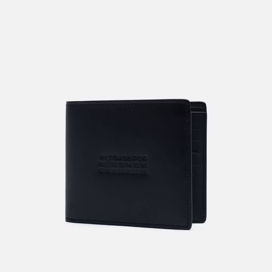 Кошелек Maison Margiela Front Numerical Logo Embossed Black