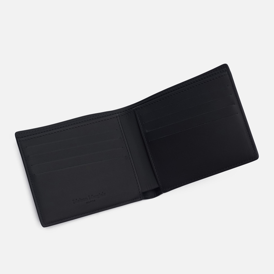 Кошелек Maison Margiela Front Numerical Logo Embossed Black