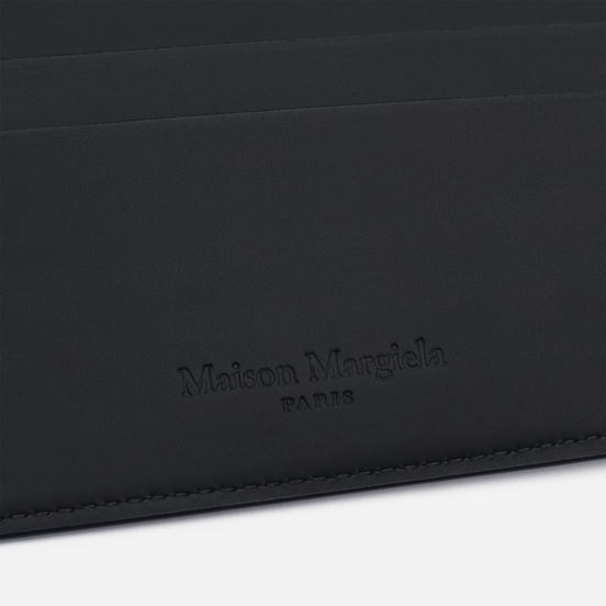 Кошелек Maison Margiela Front Numerical Logo Embossed Black