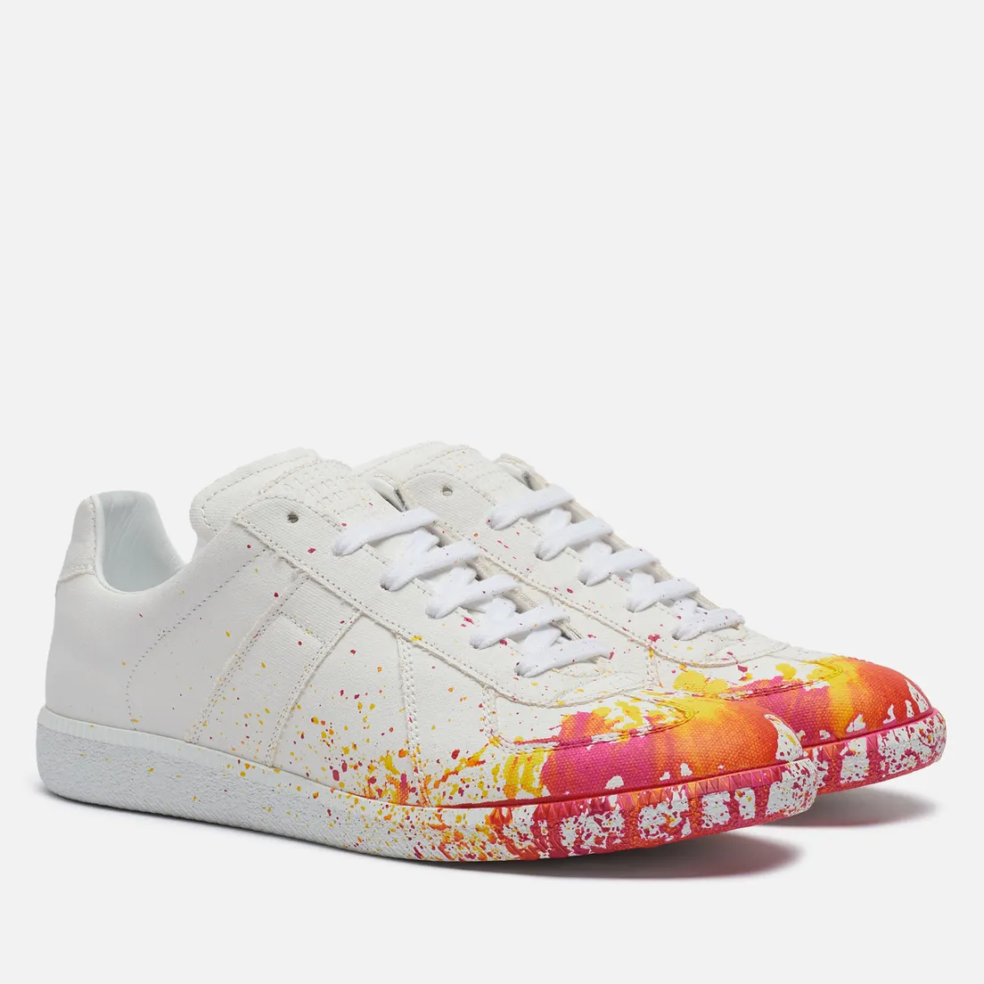 Maison Margiela Мужские кроссовки Replica Canvas Paint Splatter
