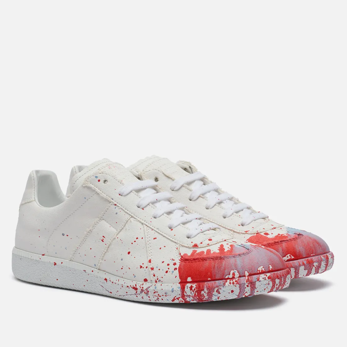 Maison Margiela Мужские кроссовки Replica Canvas Paint Splatter