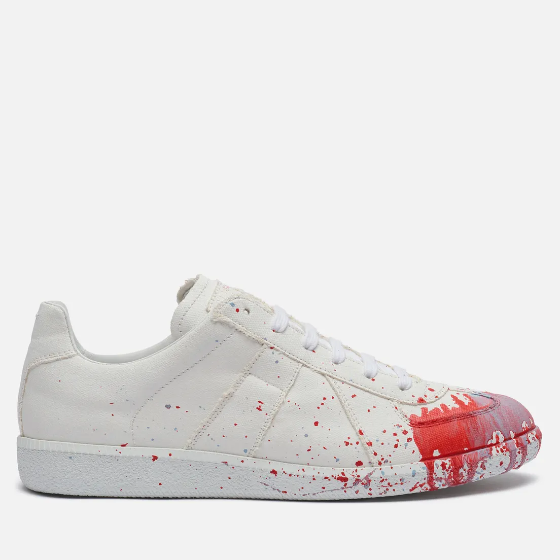 Maison Margiela Мужские кроссовки Replica Canvas Paint Splatter