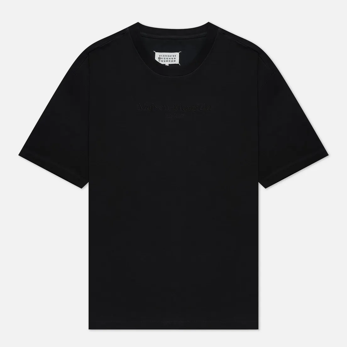 Maison Margiela Мужская футболка Classic Embroidered Text Logo