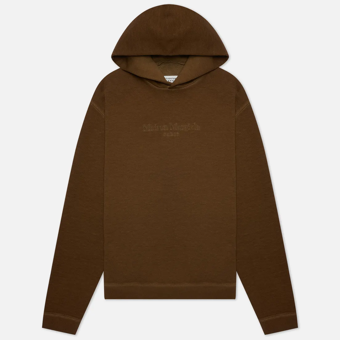 Maison Margiela Мужская толстовка Classic Embroidered Text Logo Hoodie