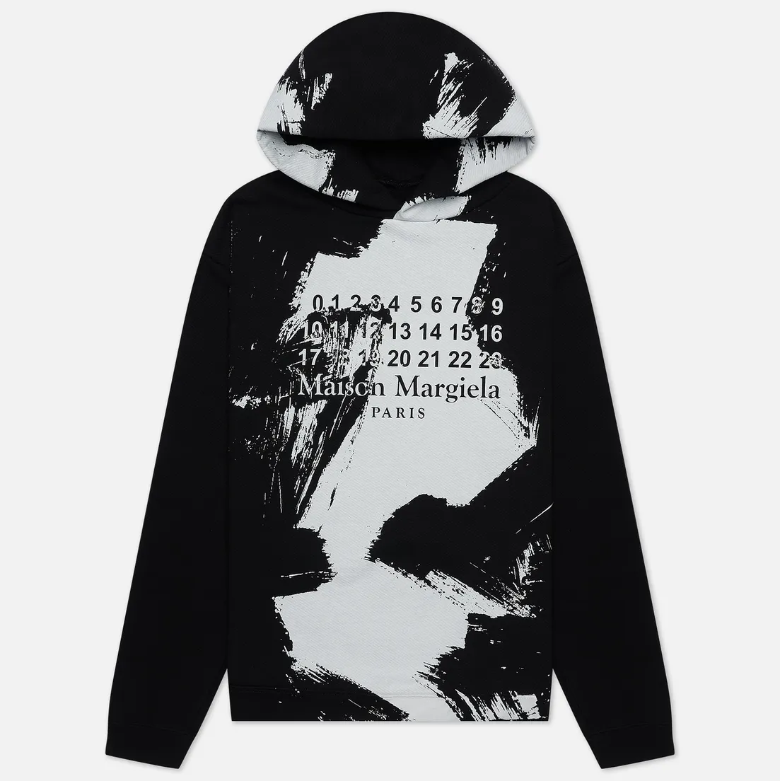 Maison Margiela Мужская толстовка Painted Effect Hoodie