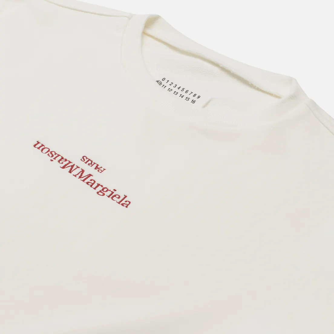 Maison Margiela Мужская толстовка Upside Down Logo Embroidered
