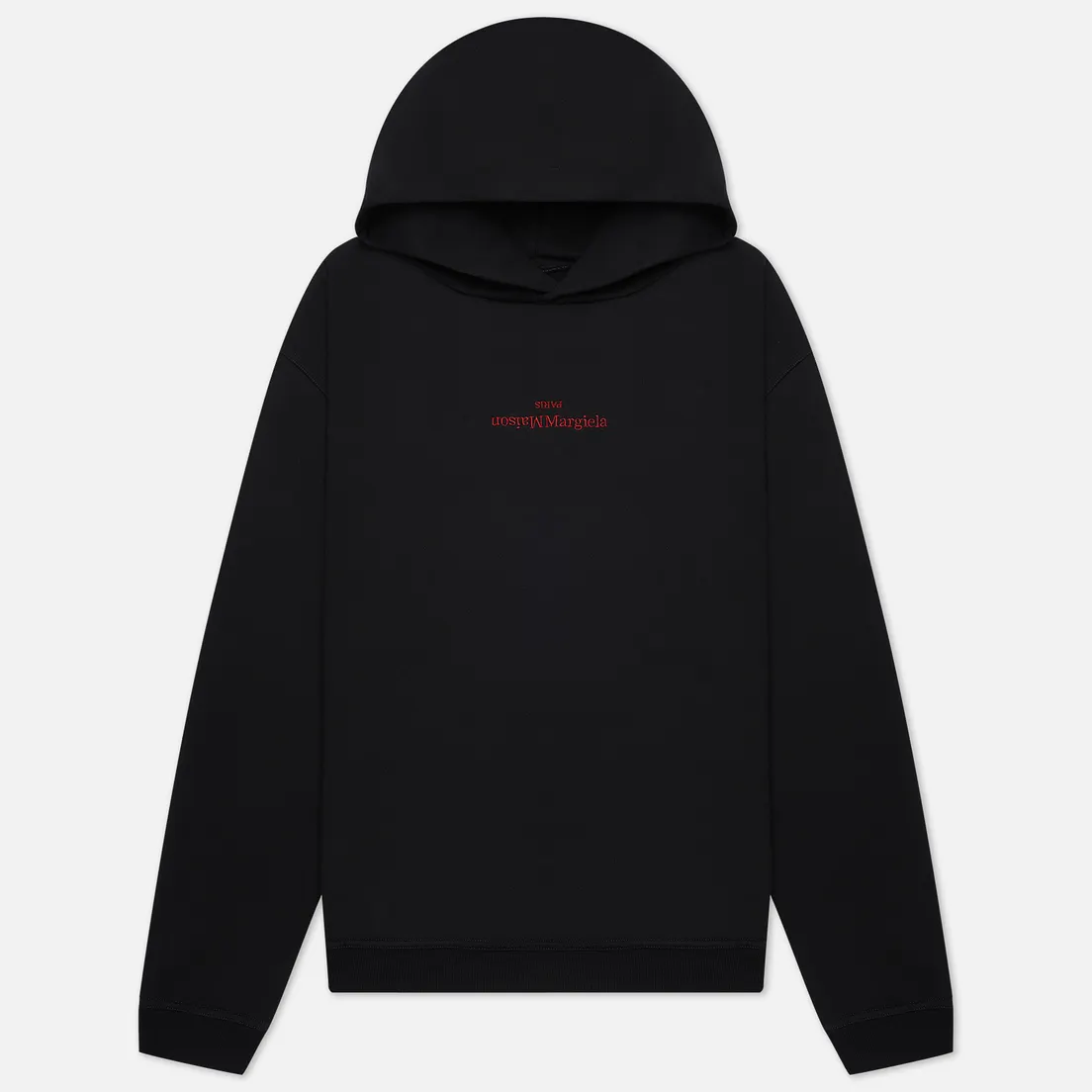 Maison Margiela Мужская толстовка Upside Down Logo Embroidered Hoodie
