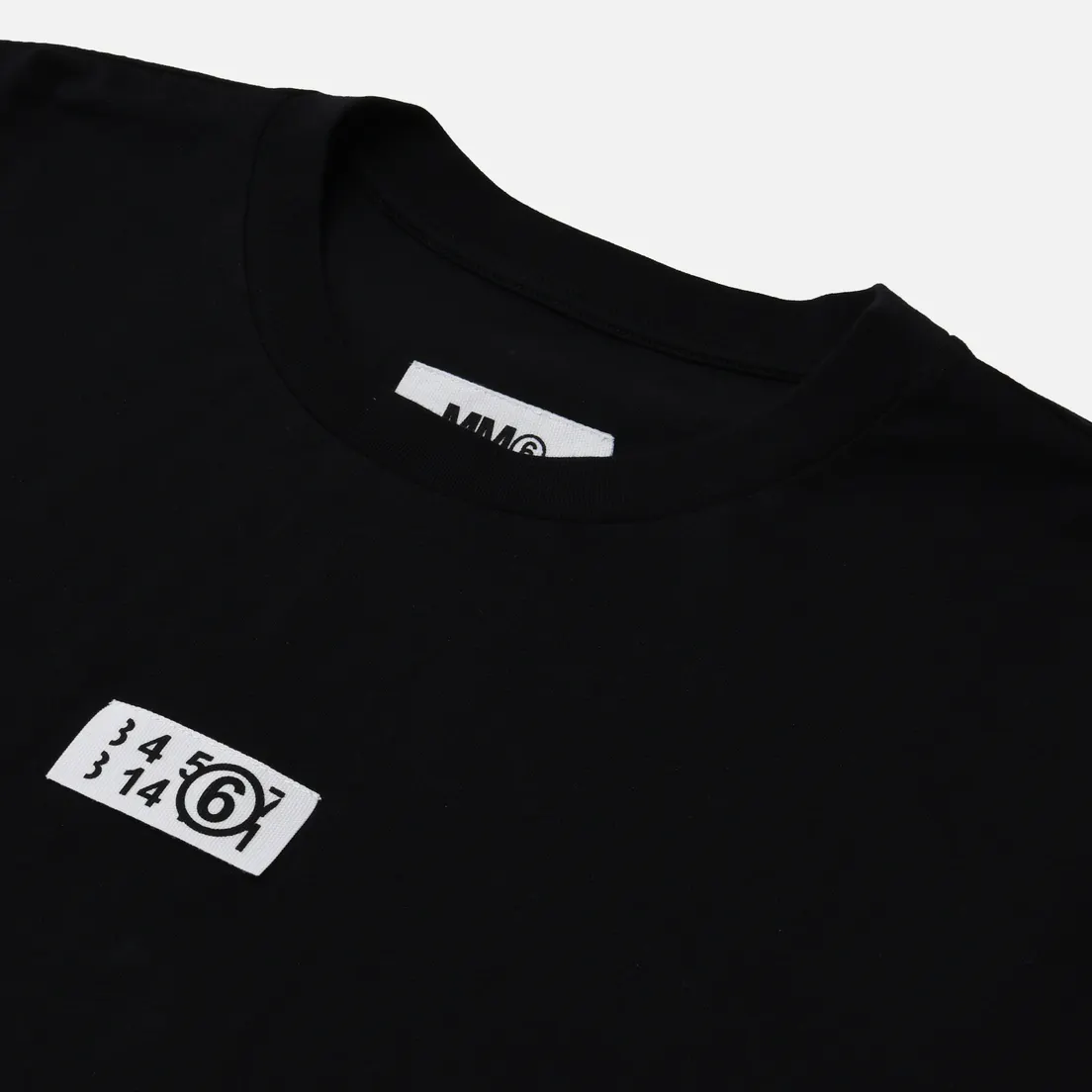 Maison Margiela MM6 Мужская футболка Zoom Logo Oversized